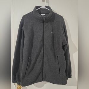1X Columbia Womens Charcoal Zip Up  Jacket
